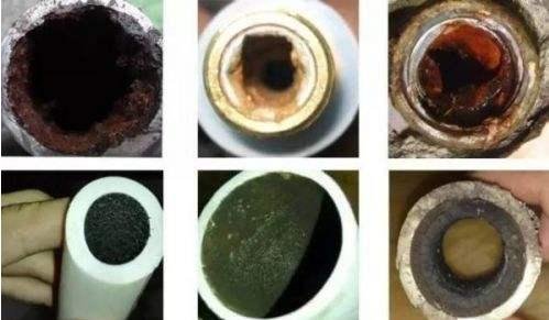 使用多年的自來水管道，特別臟